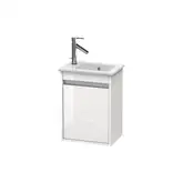 Duravit KETHO тумба 400*285мм, подвесная, для раковины 072343, петли справа, белый глянец (22) (KT6417R2222)