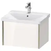 Тумба подвесная под раковину Duravit XViu 61 x 46,9 см, белый глянцевый (XV40150B122)