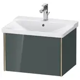 Тумба подвесная под раковину Duravit XViu 61 x 46,9 см, доломитово-серый глянцевый лак (XV40150B138)