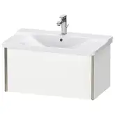 Тумба подвесная под раковину Duravit XViu 81 x 46,9 см, белый глянцевый (XV40160B118)