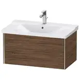 Тумба подвесная под раковину Duravit XViu 81 x 46,9 см, орех тёмный (XV40160B121)