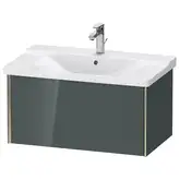 Тумба подвесная под раковину Duravit XViu 81 x 46,9 см, доломитово-серый глянцевый лак (XV40160B138)