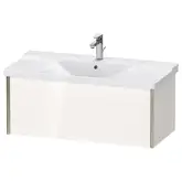 Тумба подвесная под раковину Duravit XViu 101 x 46,9 см, белый глянцевый (XV40170B122)
