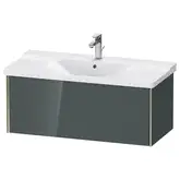 Тумба подвесная под раковину Duravit XViu 101 x 46,9 см, доломитово-серый глянцевый лак (XV40170B138)