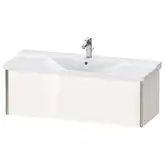 Тумба подвесная под раковину Duravit XViu 121 x 46,9 см, белый глянцевый (XV40180B122)