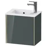 Тумба подвесная под раковину Duravit XViu 41 x 29 см, доломитово-серый глянцевый лак (XV4024LB138)