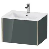Тумба подвесная под раковину Duravit XViu 61 x 48 см, доломитово-серый глянцевый лак (XV40250B138)