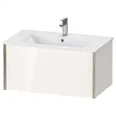Тумба подвесная под раковину Duravit XViu 81 x 48 см, белый глянцевый (XV40260B122)