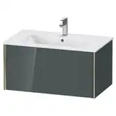 Тумба подвесная под раковину Duravit XViu 81 x 48 см, доломитово-серый глянцевый лак (XV40260B138)