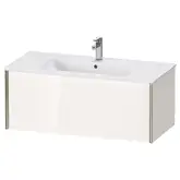 Тумба подвесная под раковину Duravit XViu 101 x 48 см, белый глянцевый (XV40270B122)