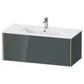 Тумба подвесная под раковину Duravit XViu 101 x 48 см, доломитово-серый глянцевый лак (XV40270B138)