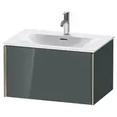 Тумба подвесная под раковину Duravit XViu 71 x 48 см, доломитово-серый глянцевый лак (XV40330B138)