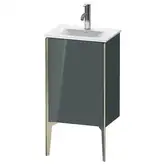 Тумба напольная под раковину Duravit XViu 43 x 31 см, доломитово-серый глянцевый лак (XV4068LB138)