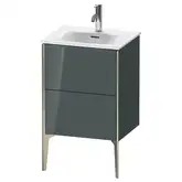 Тумба напольная под раковину Duravit XViu 51 x 42 см, доломитово-серый глянцевый лак (XV40690B138)