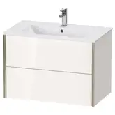 Тумба подвесная под раковину Duravit XViu 81 x 48 см, белый глянцевый (XV41260B122)