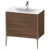Тумба напольная под раковину Duravit XViu 81 x 48 см, орех темный (XV43020B121)