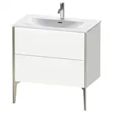 Тумба напольная под раковину Duravit XViu 81 x 48 см, белый глянцевый (XV43020B122)