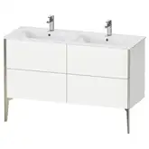 Тумба напольная под раковину Duravit XViu 128 x 48 см, белый матовый (XV44850B118)