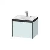 Тумба подвесная с раковиной c-bonded Duravit XViu 60 x 48 см, светло-голубой матовый (XV4609EB209P)