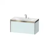 Тумба подвесная с раковиной c-bonded Duravit XViu 100 x 48 см, светло-голубой матовый (XV4611EB109P)
