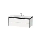 Тумба подвесная с раковиной c-bonded Duravit XViu 120 x 48 см, белый матовый (XV4617EB218P)