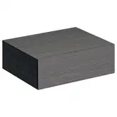 Шкафчик Geberit Xeno², с одним выдвижным ящиком 500 х 462 мм, серый шпон (500.507.43.1)