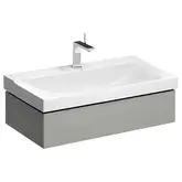 Тумба под раковину с одним выдвижным ящиком Geberit Xeno² 880 х 462 мм, серый матовый (500.508.00.1)