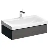 Тумба под раковину с одним выдвижным ящиком Geberit Xeno² 880 х 462 мм, серый шпон (500.508.43.1)