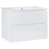 Тумба підвісна з умивальником Qtap Albatross QT0172TP800D3080CW