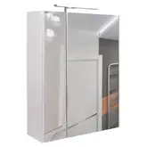 Дзеркальна шафа підвісна Qtap Albatross з підсвічуванням QT0177ZP600LW