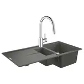 Набор Grohe мойка кухонная K400 31642AT0 + смеситель Eurosmart Cosmopolitan 31481001 (31642AT031481001)