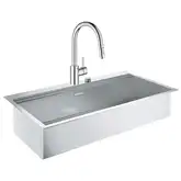 Набор Grohe мойка кухонная K800 31586SD0 + смеситель Eurosmart Cosmopolitan 31481001 (31586SD031481001)
