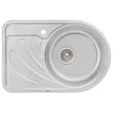 Кухонна мийка Qtap 6744R Micro Decor 0,8 мм (QT6744RMICDEC08)