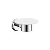 Мыльница Hansgrohe Logis Classic (цвет - хром, керамика белая) (41615000)