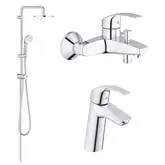 Набор смесителей Grohe Eurosmart 123389M