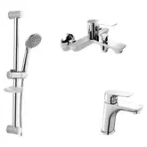 Набор смесителей для ванны 3-в-1 Imprese Kucera (цвет - хром) (0510105670)