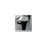 Раковина ArtCeram One Shot Cup, черная/белая (OSL004black)