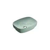 Раковина накладная на столешницу Catalano Green Lux / Colori 50 х 38 см, зелёный матовый (150AGRLXVS)