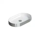 Раковина накладная на столешницу Catalano Horizon 60 х 35 см, Silver-white (160AHZBA)