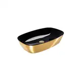 Раковина накладная на столешницу Catalano Gold & Silver 60 х 40 см (160APGRLXNO)