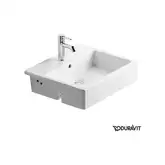 Раковина полувстраиваемая Duravit Vero 55 х 47 х 17 см (0314550000)
