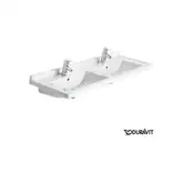 Раковина двойная Duravit Starck 3 1300 х 490 мм (0332130000)
