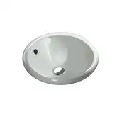 Встраиваемая раковина Duravit Architec d=47 см, с переливом (0468470000)
