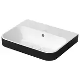 Раковина накладная на столешницу Duravit Happy D.2 Plus 50 х 40 см, белый/антрацит матовый (2360506160)