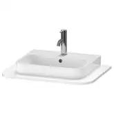 Консоль с 1 одним вырезом Duravit Happy D.2 Plus 65 х 48 см, белый глянец (HP031B02222)