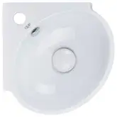 Раковина Qtap Leo з донним клапаном QT11115010W