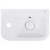 Раковина Qtap Tern з донним клапаном QT171110100LW