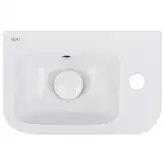 Раковина Qtap Tern з донним клапаном QT171110100RW