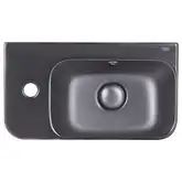 Раковина Qtap Tern з донним клапаном QT17115117LMB