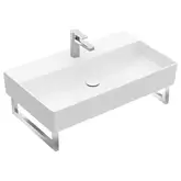 Раковина подвесная 80 х 47 см Villeroy & Boch Memento 2.0 (альпийский белый, без перелива) (4A228101)